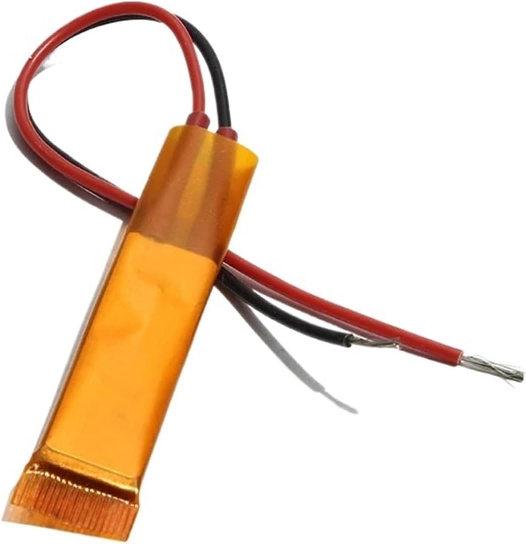 2PCS 50x15x3mm DC12V/24V Thermostat Heating Element Insulating Film 80/120/200 Degrees Block Dehumidification(24V,80Degree)