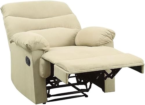 Miniatura 4 de Acme Arcadia - Sillón reclinable tapizado en microfibra beige