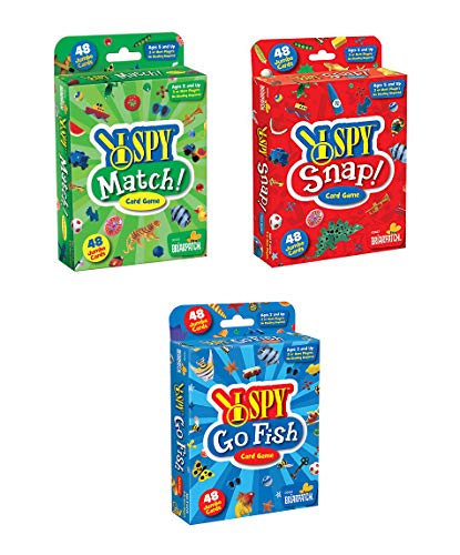 I Spy Card Games Bundle â€“ I Spy Match! + I Spy Snap! + I Spy Go Fish! â€“ Bundle of 3 Games