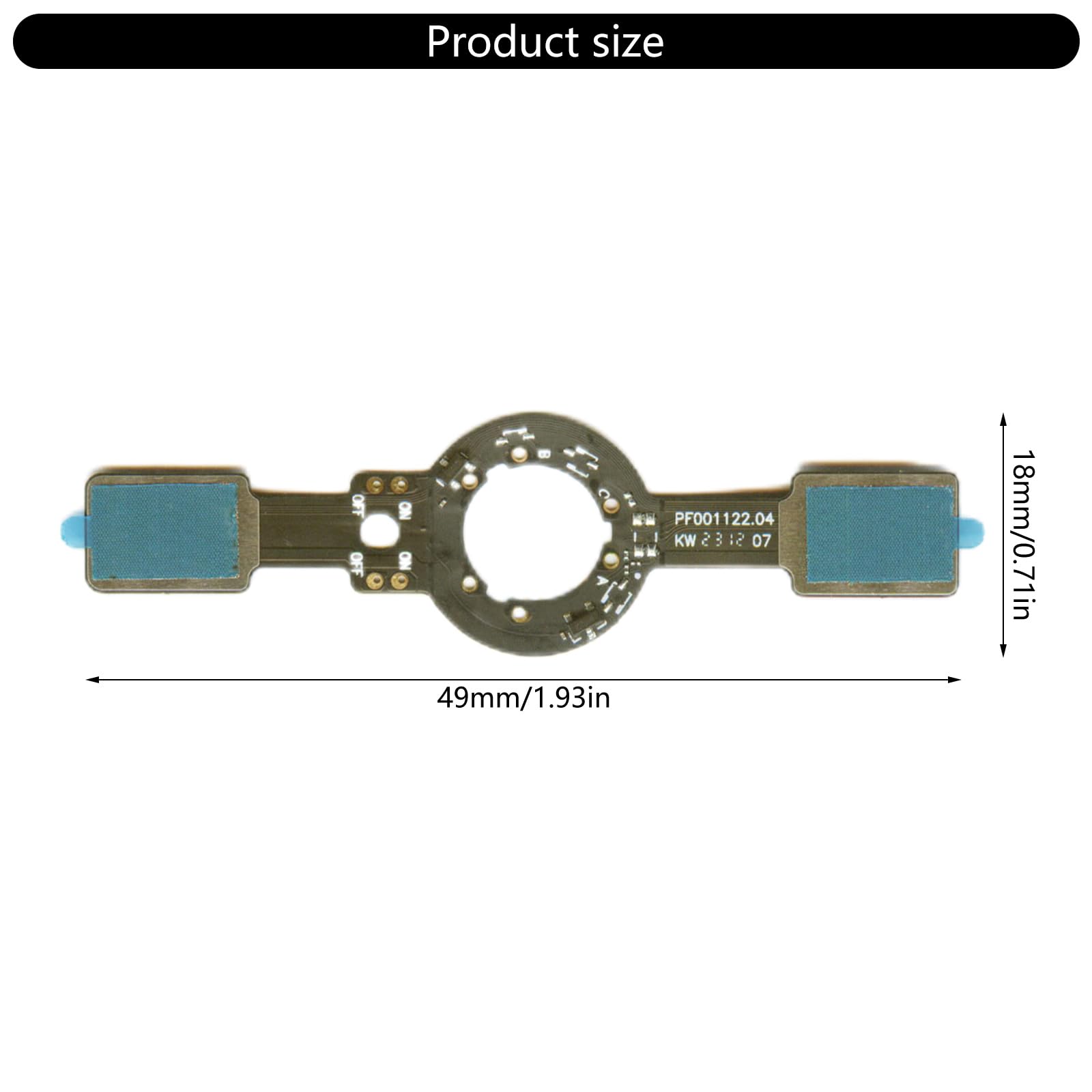 PTZ Câble plat flexible sans moteurs pour caméra UAV 3 Pièce de rechange