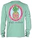 Simply Southern Stand Tall Wear a Crown Be Sweet Pineapple Long Sleeve T-shirt