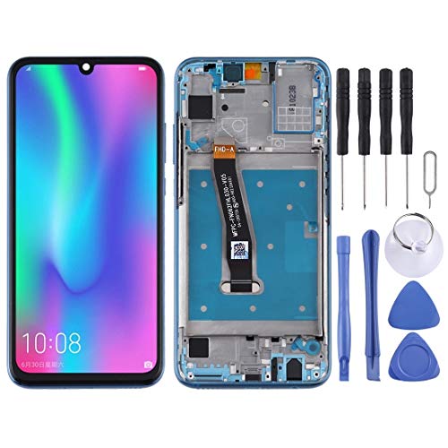 Écran LCD Honor 10 Lite noir assemblé avec châssis pour remplacement afficheur