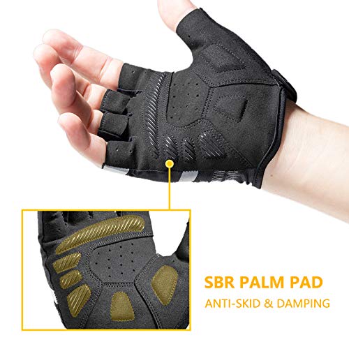 ROCKBROS Guanti Mezze Dita Ciclismo Guanti Estivi