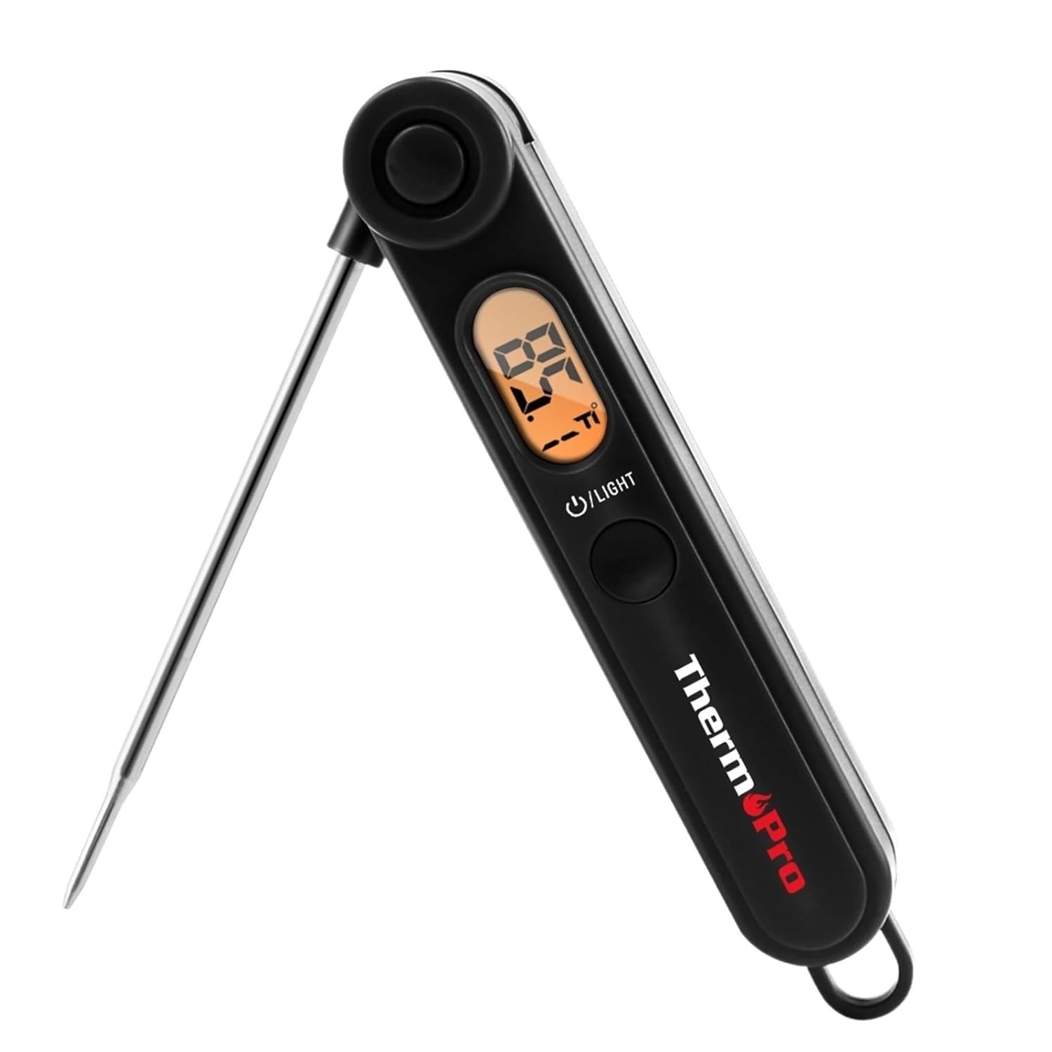 ThermoPro TP03 Fast Reading Backlight Grilling Barbecue Digital Meat Thermometer with Folding Probe for Kitchen Cooking