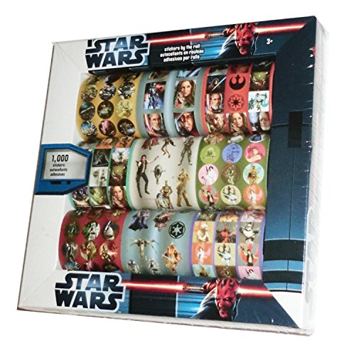 Star Wars Stickers by the Roll - 1000 Stickers