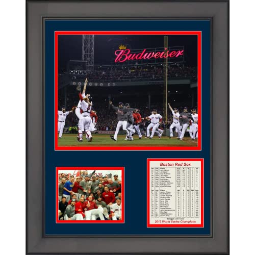 Framed Boston Red Sox 2013 World Series Champions 12"X15" Baseball Photo Collage #TOP16