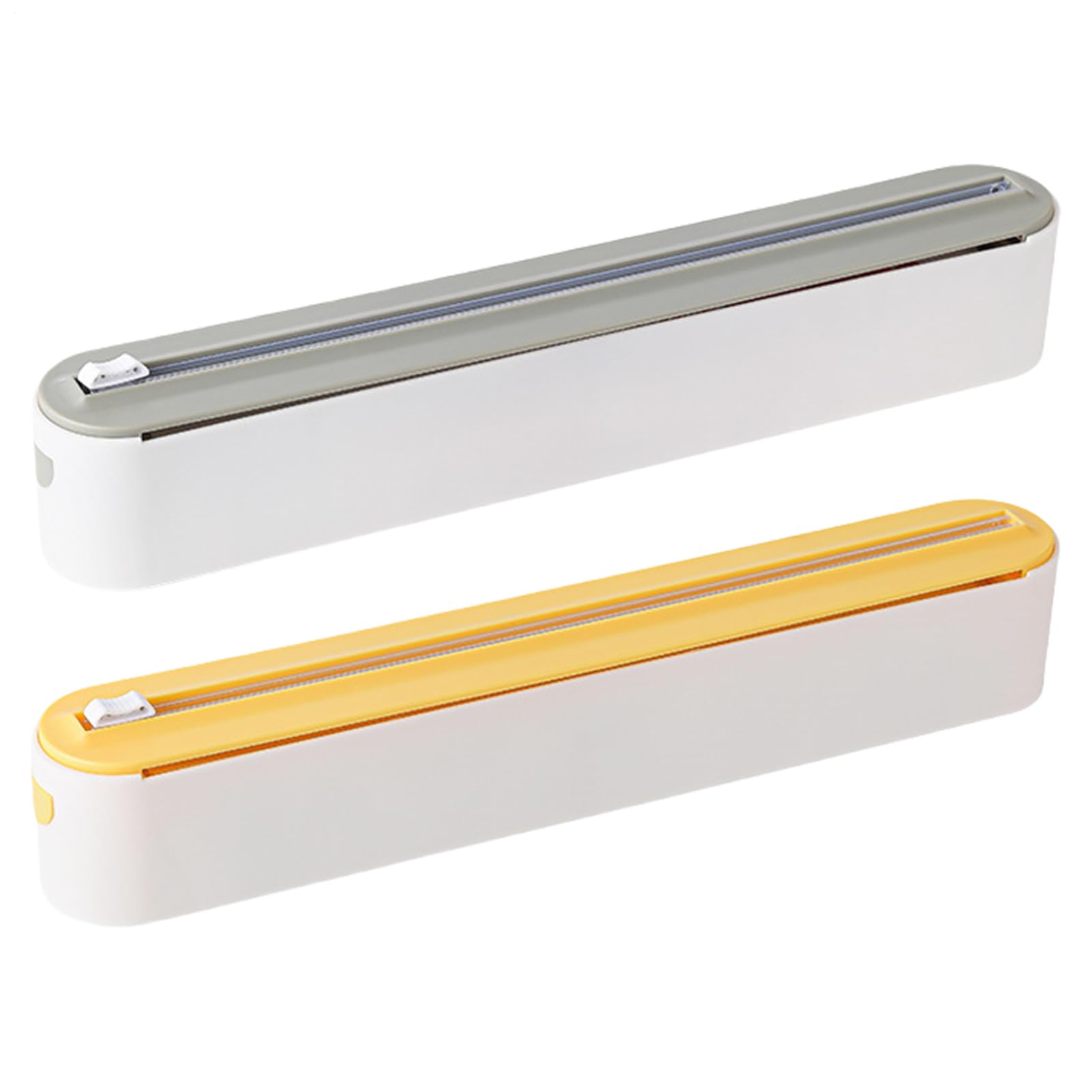 Dispensador Papel Aluminio Y Film Magnetico, Dispensador con Cortador De Film, Ajustable De 15 A 30 Cm, Fácil De Instalar Y Ahorra Espacio, para Cortar Papel De Aluminio, Papels para Hornear
