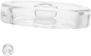 Cabilock 広口瓶用発酵ガラス重り ガラス製発酵蓋 ピクルス作りキット対応 健康食品 熟成促進重し キムチ用密閉器具