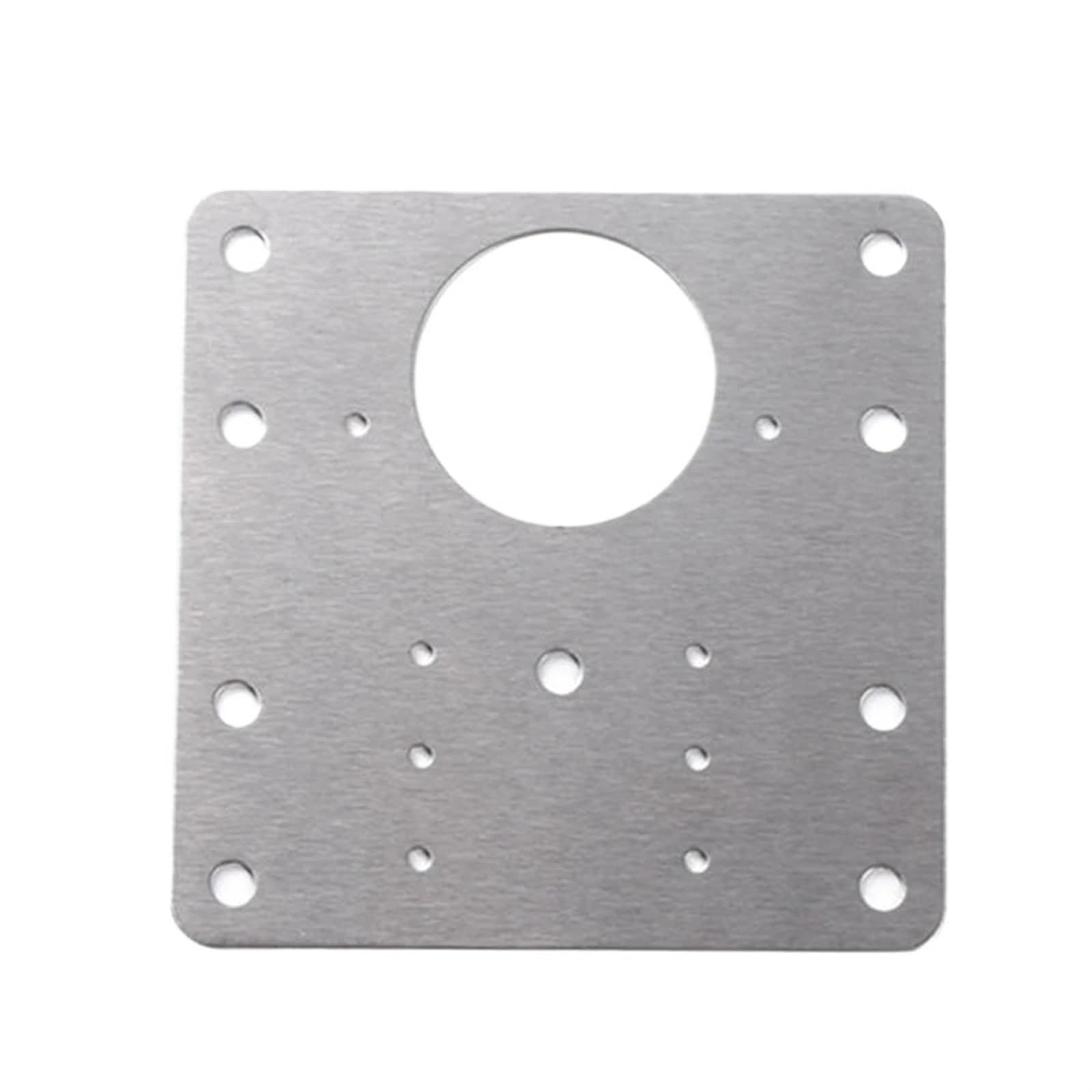 10pcs Kitchen Cabinet Hinge Repair Plate Stainless Steel Furniture Drawer Hinge Fixing Plate Table Cabinet Window Door Repair(9 X 5cm)