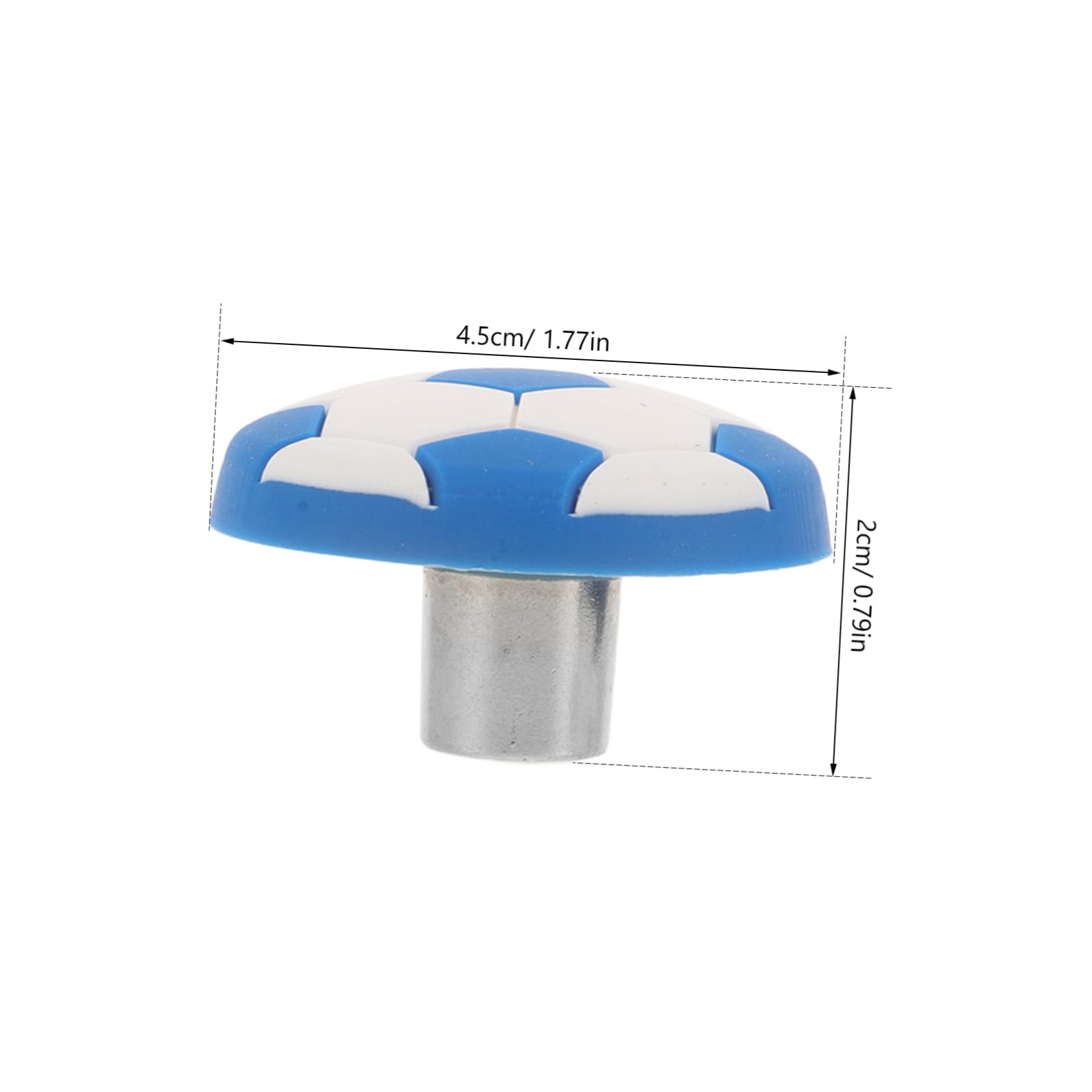 COOLHIYA Silicone Drawer Knobs Boys and Girls Room Furniture Pulls Soccer Knobs Easy Install Modern Design