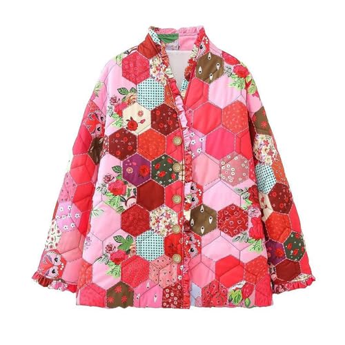Veste de coton matelassé pour soirées d'été et balades en plein air veste style hippy
