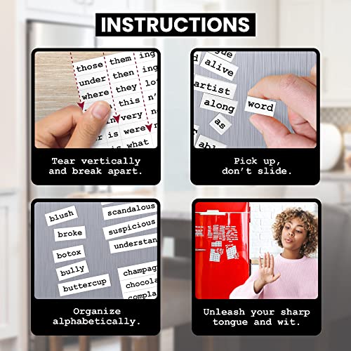 Poetry Tiles – Set de Imanes Decorativos Sassy Words miniatura 5