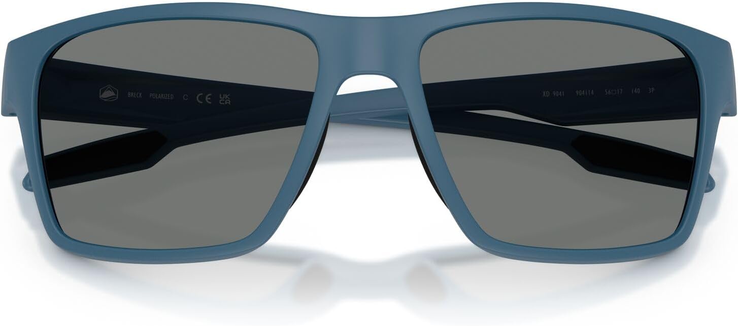 Native Man Sunglasses Matte Smoke Crystal Frame, Blue Lenses, 56MM