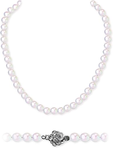 Amazon.com: Cultured Pearl Necklace For 