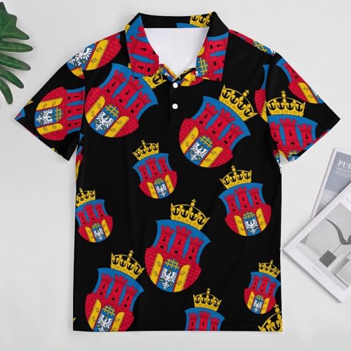 Polo de manga corta para mujer de Cracovia transpirable casual 3