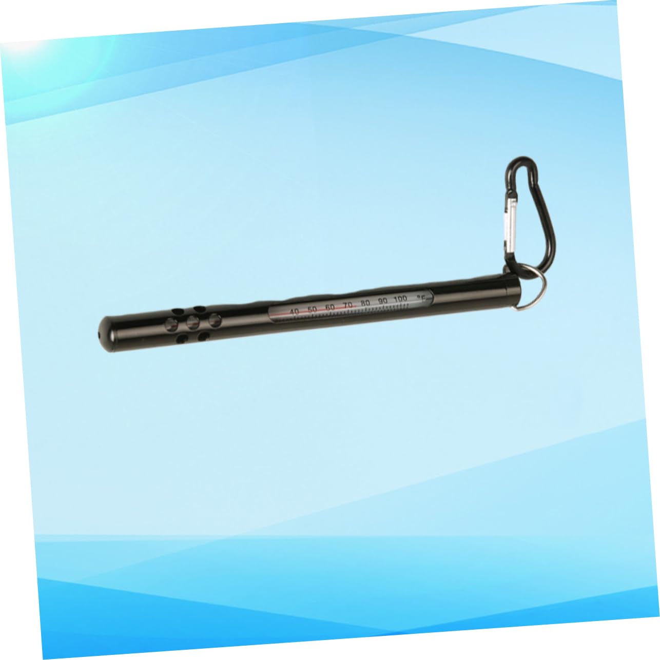 BESPORTBLE 3pièces Thermomètre De Portable Avec Clip Type Crayon Indicateur De Température Fahrenheit Et Celsius Outil Pour Eau Douce Noir