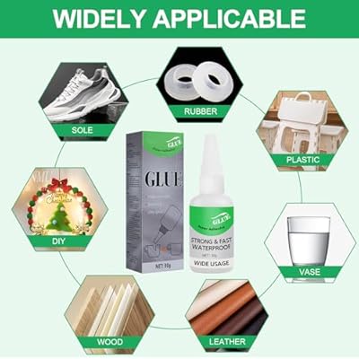 2Pcs Magic Glue,Universal Super Glue,Multifunctional Glues,Magic Glue Super Adhesive Strong & Fast Waterproof Wide Usage,All Purpose Super Glues for Metal, Plastic, Wood, Ceramics