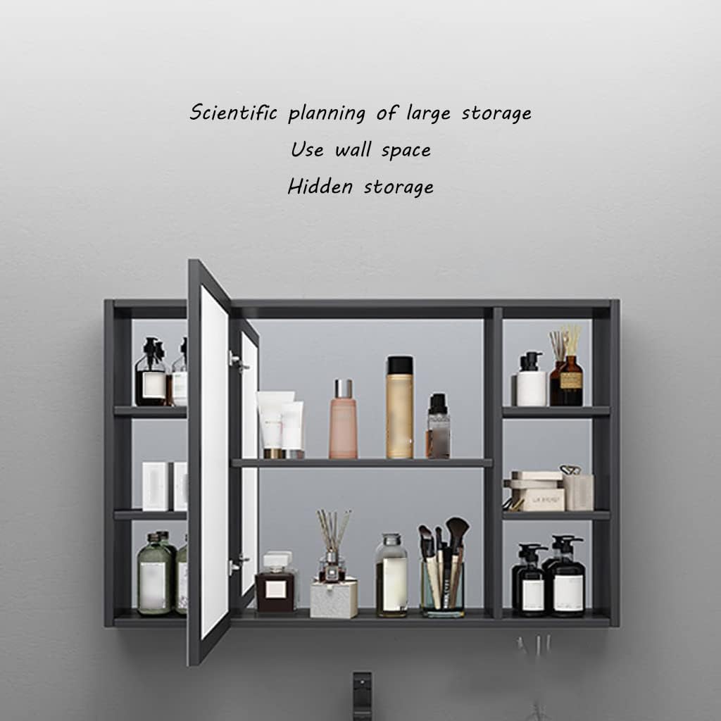 ミラースマートバスルームキャビネット、ランプ付き壁掛けボックス