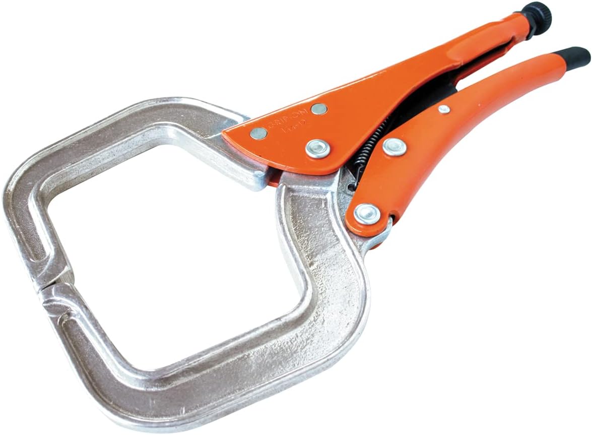 Grip-On 12" C-Clamp with Aluminum Jaws (Epoxy)