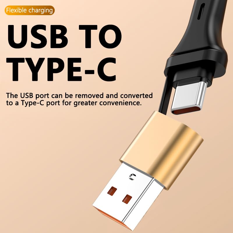 The AutoStory AutoStory 100W 6-in-1 Retractable USB C Cable - Image 2