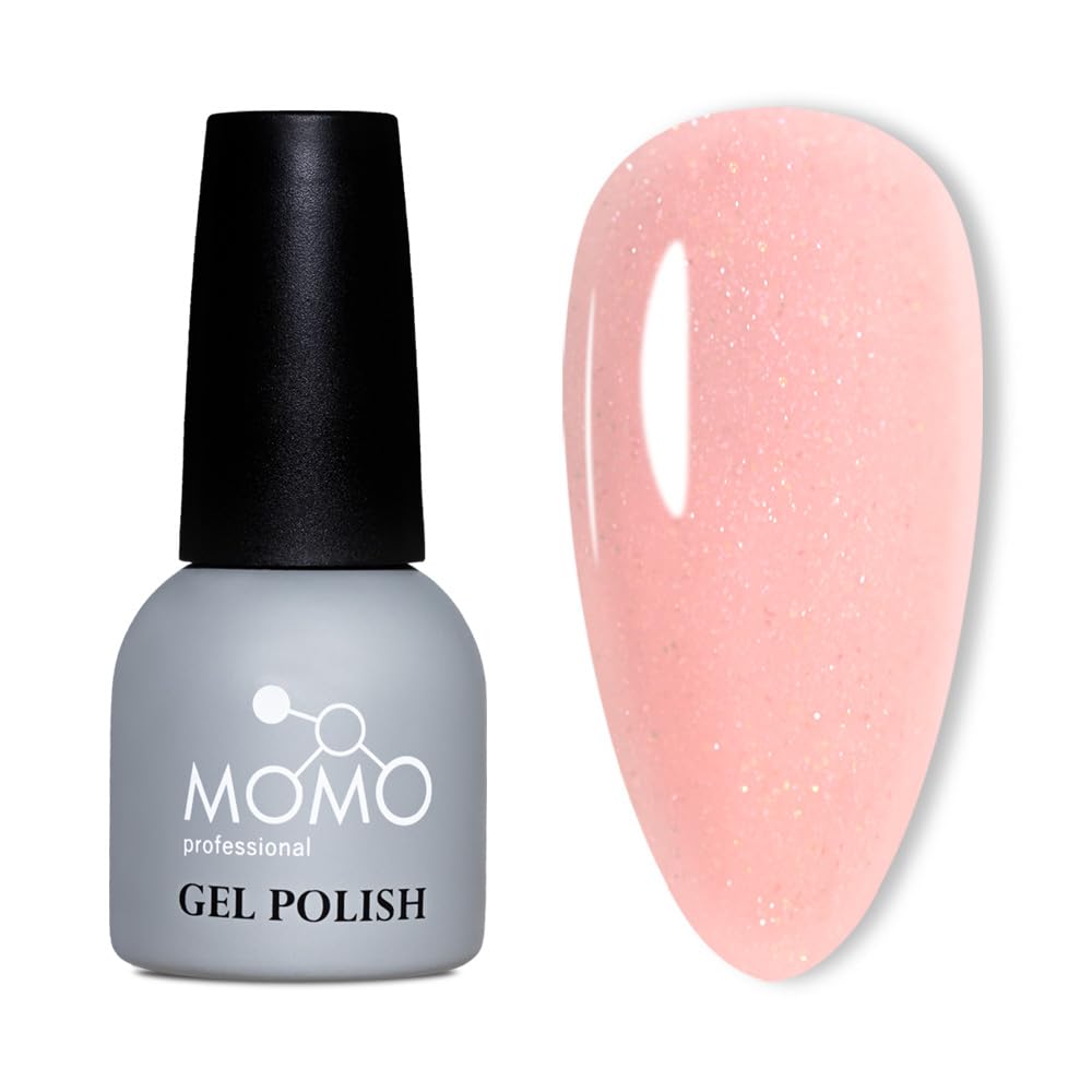 MOMO professional Kalıcı Oje S011 Hafif Simli Açık Pudra 14 ml
