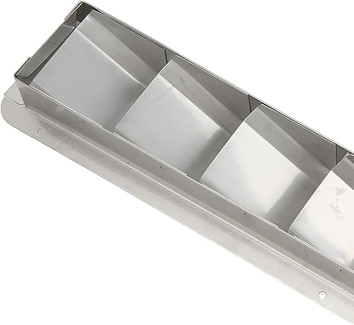 Miniatura 8 de Aramox Rejilla para barco, cubierta de parrilla de ventilación marina, 7 ranuras de acero inoxidable 304, persiana de ventilación para extractores,