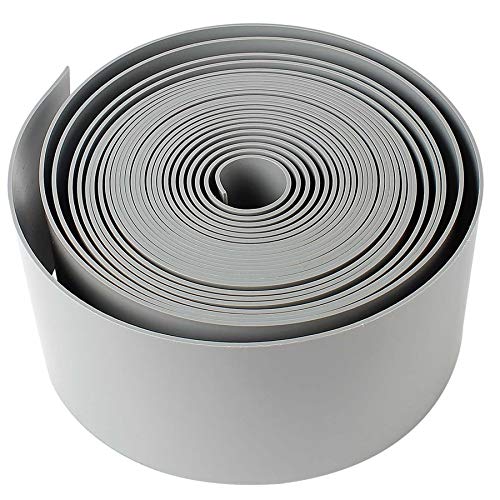 Preisvergleich Produktbild AYITOO Rasenkante Kunststoff, Rasen Beeteinfassung Beetumrandung Mähkante Profilkante für Kurven,PE Rasenkanten Palisade (25m*15cm)