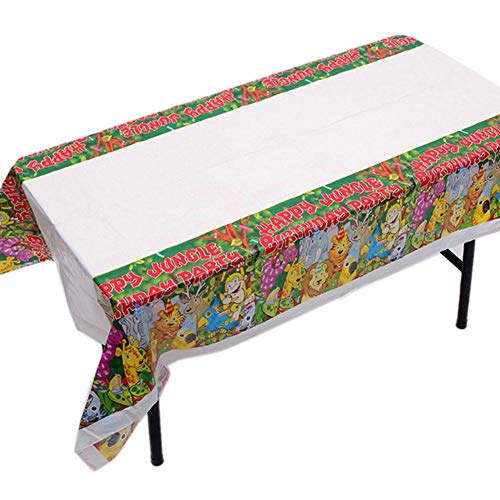 Disposable Tablecloth Table Cover 180108cm Party Table Covers - Party Tablecloth Disposable Birthday Tablecloth Cartoon Pattern Party Part Horizontal Bar Tablecloth