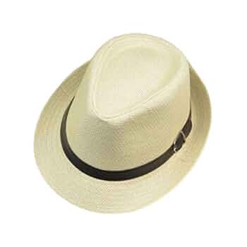 FUJIHAT ストローハット パナマ帽 中折れハット ベージュ 濃いめ FUJIHAT ストローハット パナマ帽 中折れハット ベージュ 濃いめ