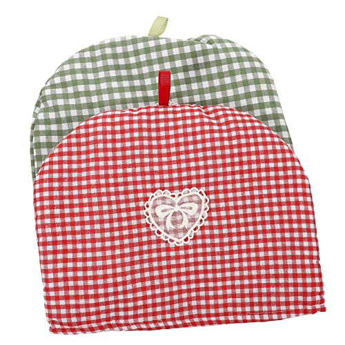 COLLBATH 2pcs Insulated Tea Pot Cover Kettle Warmer for Small Tea Kettle Cozy Decorative Pattern Reusable Hot Pot Sleeves