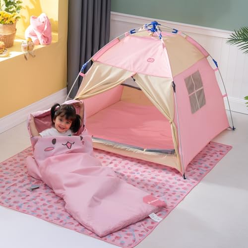 Bolsa de dormir para niños BISINNA con almohada para niños y niñas miniatura 7