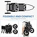 Sepnine Compact Cargo Bicycle Trailer, Easily Folded and Dismantled, Max Load 44 Lbs, Including Transport Straps, Universal Bicycle Coupler, for Moving, Camping