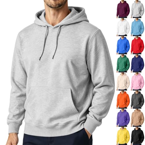 Graphic Hoodies for Men Big and Tall Basic Fit Fleece Comfy Hoodie - image 1