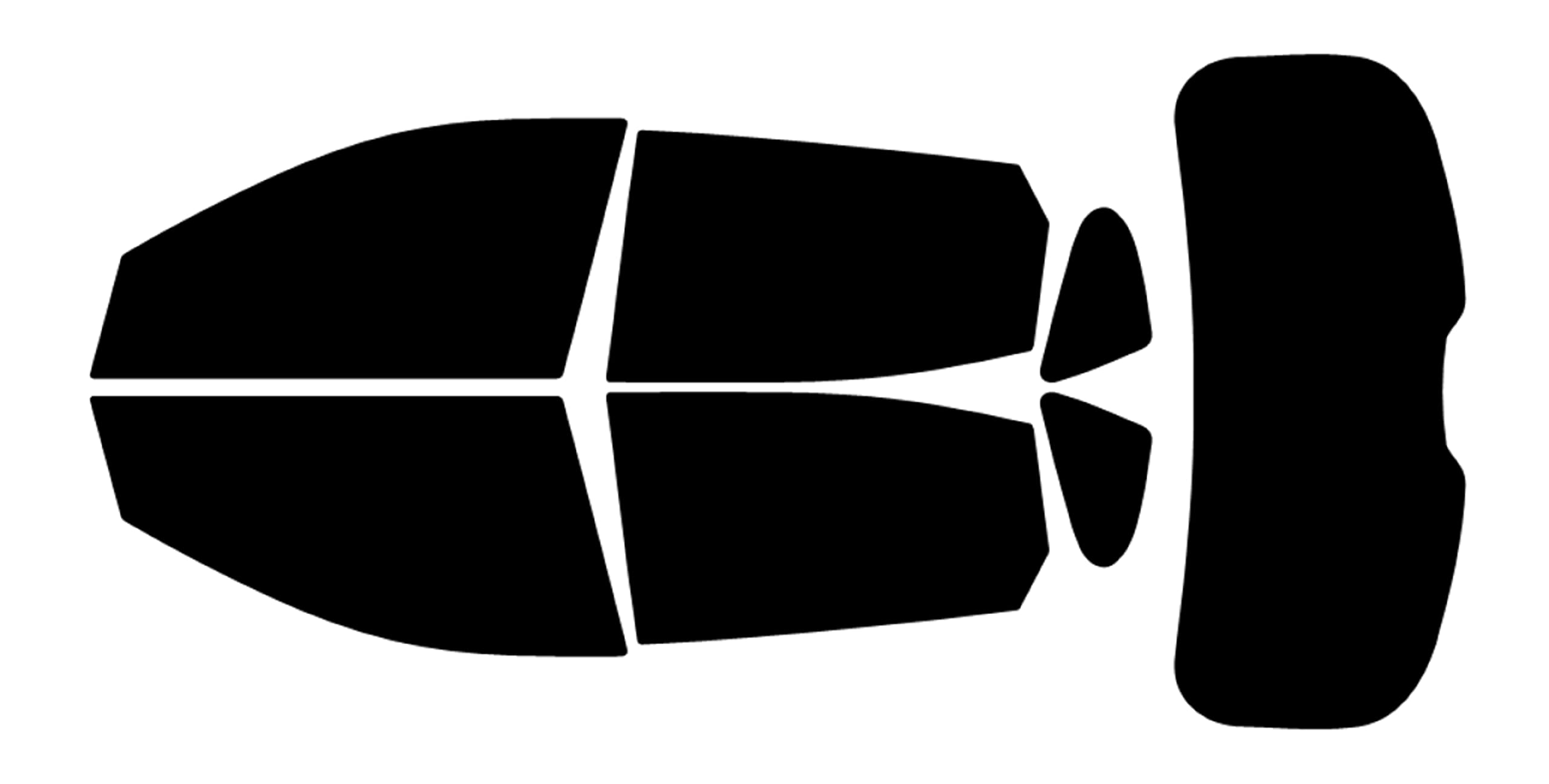 Trueline Automotive Window Tint Film for Cars Compatible with Hyundai Santa FE Sport 2013-2018 - Customizable All Side and Back Windows - Car Window Tint - Pre Cut Window Tint for Car Windows