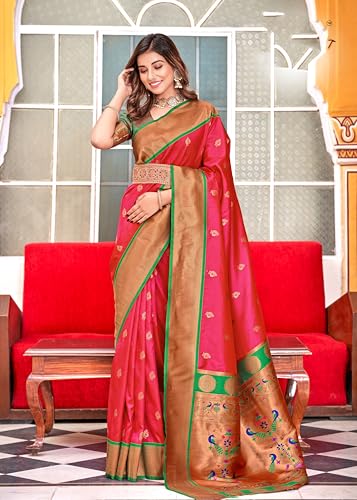 Pujia Mills banarasi silk saree – image 2