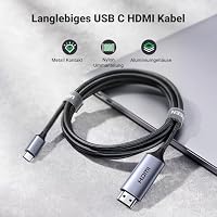 UGREEN USB C auf HDMI Kabel, 4K 60Hz, 2K 120Hz, Thunderbolt 5/4/3, 1M – Ansicht 9