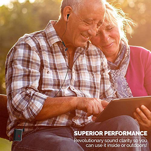 Personal Sound Amplifiers - (2 Pack) Personal Audio Amplifier Device And Voice Enhancer Device For Sound Gain Of 50Db, Up To 100 Feet Away, Pocket Hearing Devices #TOP4