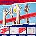 DDVLG Professional Volleyball Net Heavy Duty Outdoor, Upgraded Weather Performance with 46FT High-Tensile Steel Cable, Reinforced Borders, Ideal for Indoor/Outdoor - 32x3FT, Red (Net Only)