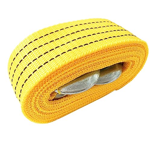 SEWOART 2pc Sturdy Winch Rope Nylon Car Trailer Car Winch Rope with Hook Leash