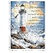 Puzzles for Adults 1000 Pieces, Lighthouse Jigsaw Puzzles - Lighthouse Beacon, Impossible Christian Bible Puzzle for Seniors Families,27.56x19.69 Inches, 1:1 Poster, Letter on The Back