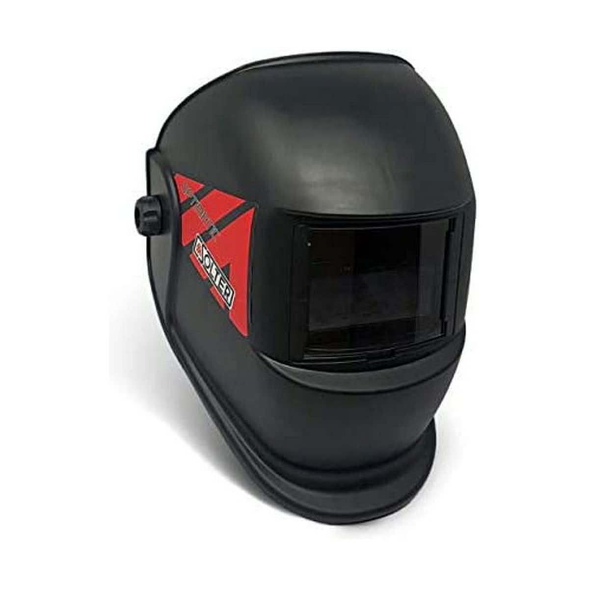 Pantalla de Soldadura Solter OPTIMATIC 100, Auto Oscurecimiento DIN 9-13, Filtro True Color 1/1/1/2, Careta Ajustable con Arnés Ergonómico, Compatible MMA, MIG, mag y TIG, Máscara Ligera y Resistente