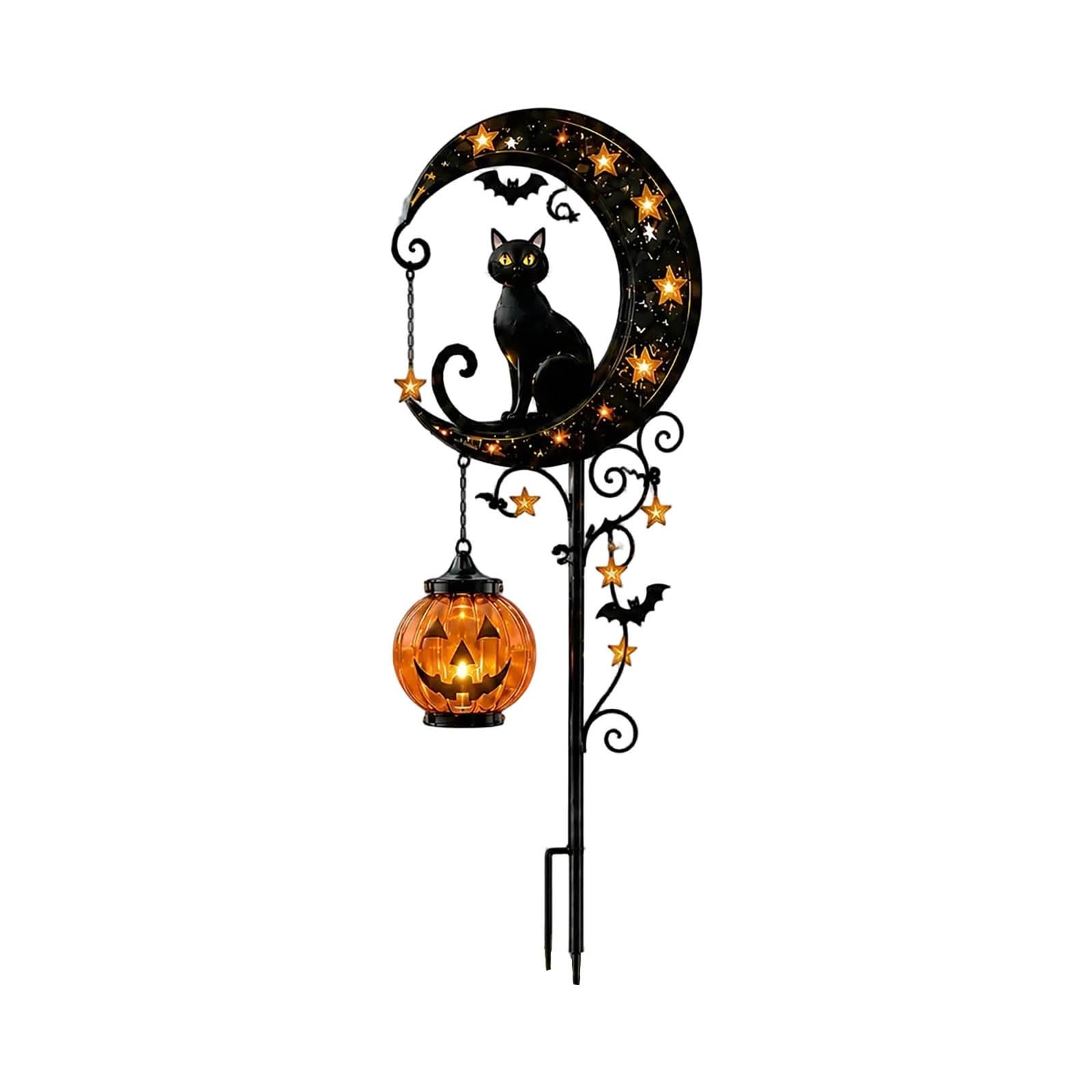Halloween Solar Stake Lights Outdoor Garden, Dusk to Dawn Auto On Off
