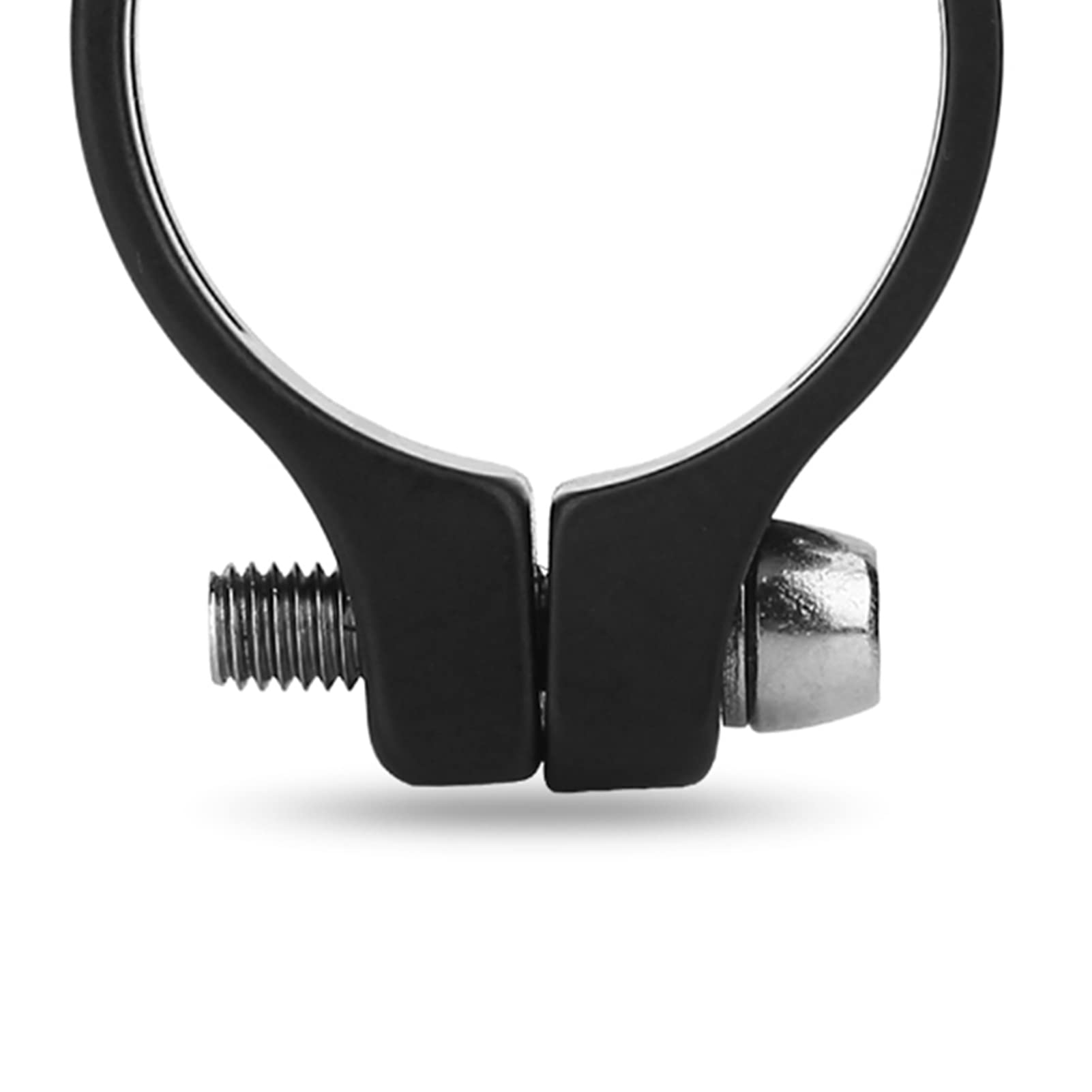 VGEBY Abrazadera del Desviador Delantero, 2 Tama?os Bicicleta Bicicleta Abrazadera del Desviador Delantero Adaptador Clip Accesorio de Ciclismo(31.8mm-Negro) Bicicletas Y Repuestos