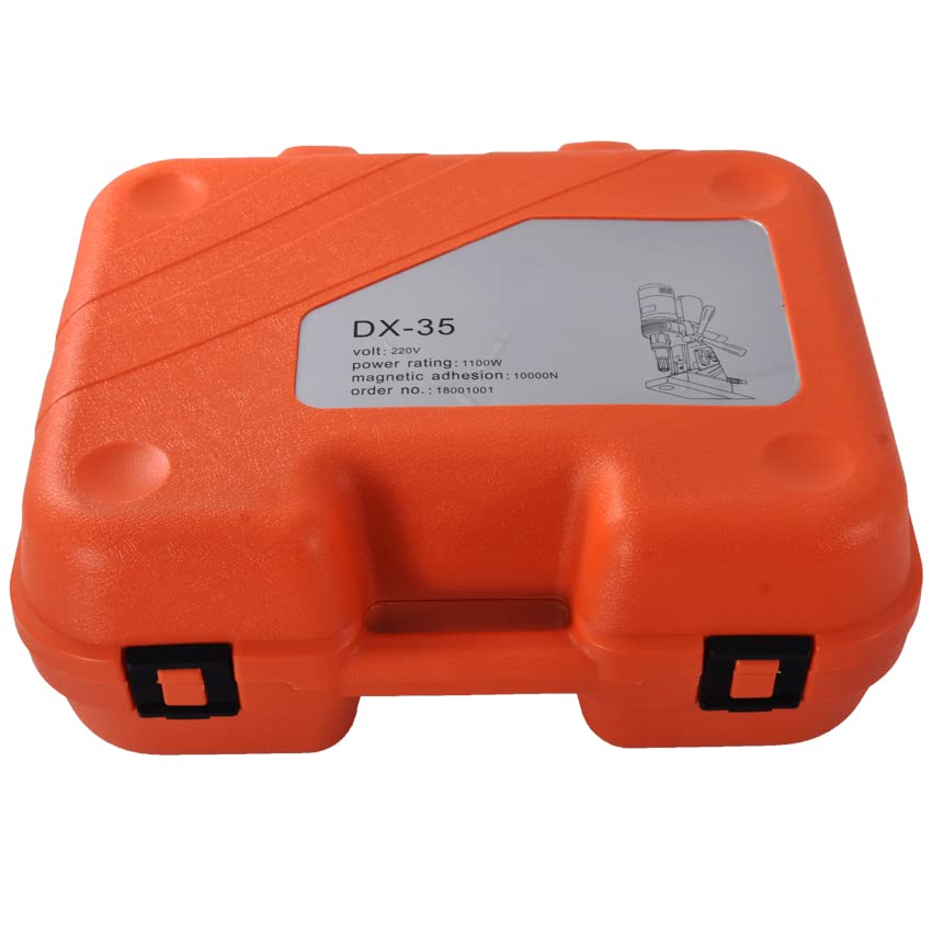 Taladradora y roscadora magnética automática DX-35 10-35MM pequeña base magnética taladro 1100W