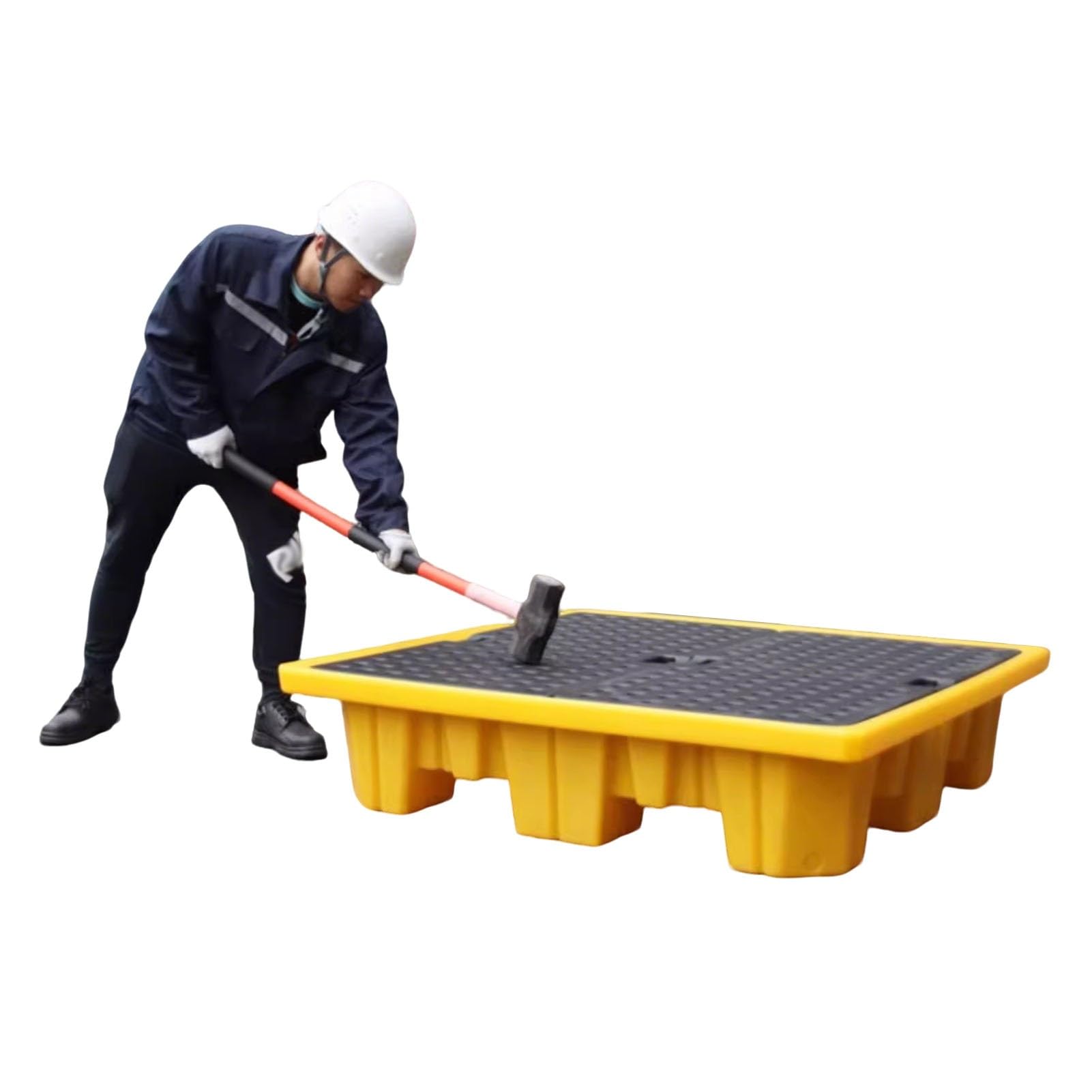 Spill Containment Platform Modular Polyethylene Tray for Industrial Safety and Chemical Management