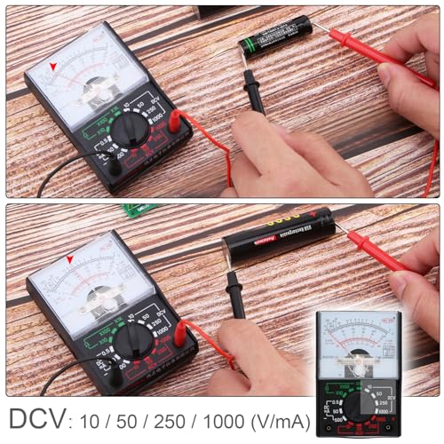 Chgimposs INS_50T Mini Analog Multimeter Electric Ac/Dc Current Ohm Decibels Voltage Voltmeter Ammeter thumb #5