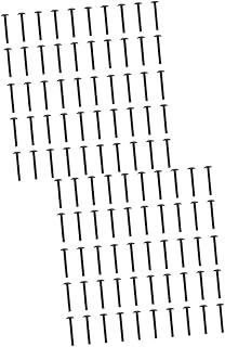 Hemobllo 100 Pcs Screw Metal Cooler Self Tapping Screws for Metal Black Self Tapping Screws PC Fan Screws Long 30mm Fan Screws CPU Fan Screws Iron Shell Computer X7 Case for PC