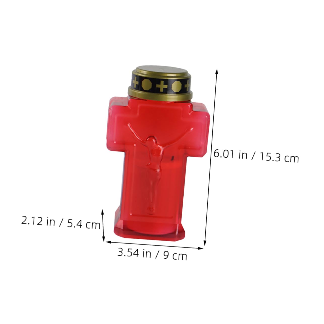 Uonlytech 6pezzi Lampade Elettriche Flameless Per Cimitero Decorazioni Per e Candela Lampade Per Cerimonie e Memoriali Design e Durevol Cera