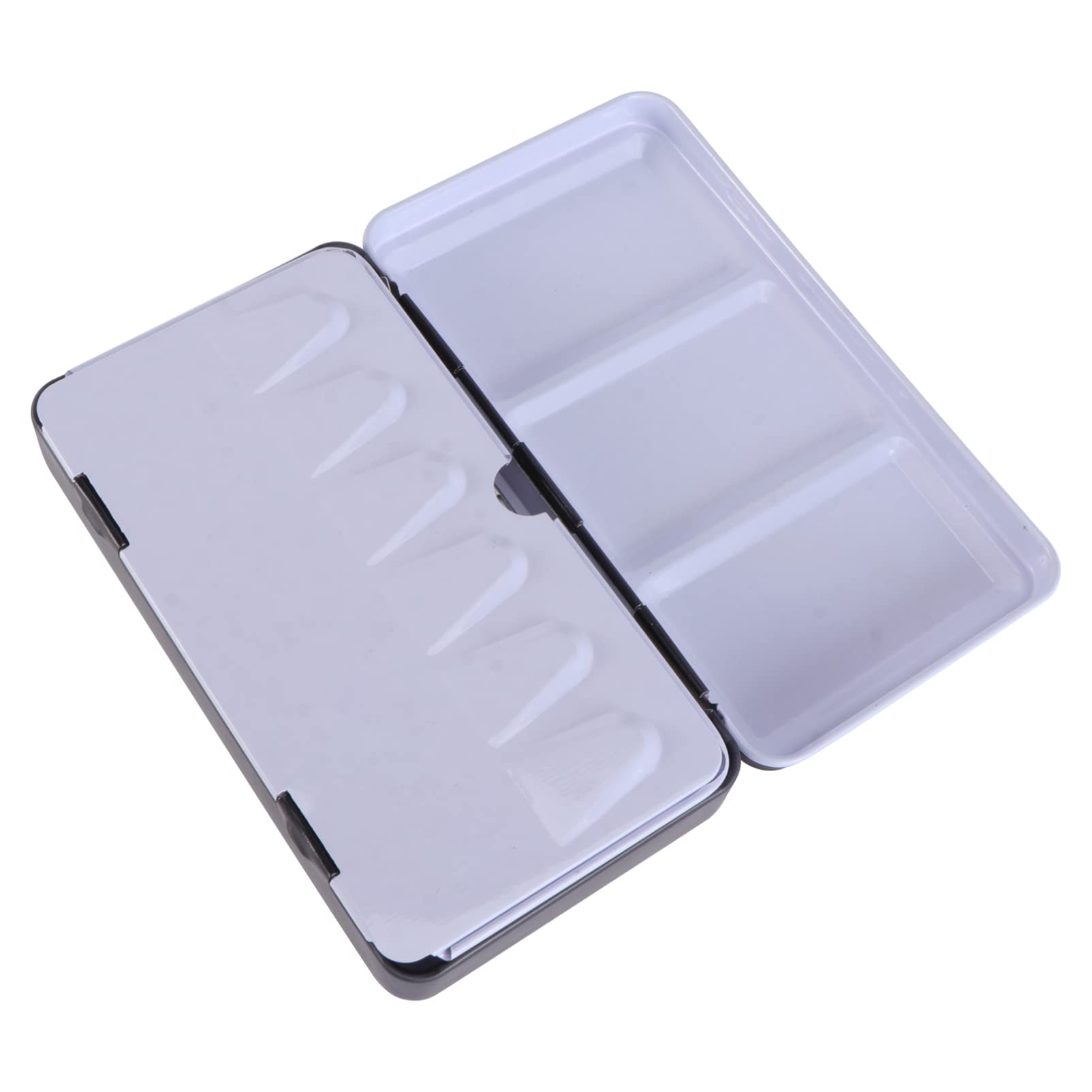 MILISTEN Cacerola Juego de Paleta de Acuarela Vacía de Metal Caja de Acuarela Bandeja de Paleta de Lata de Acuarela Vacía Contenedor de Acuarela Cajas Acuarelas Vacias