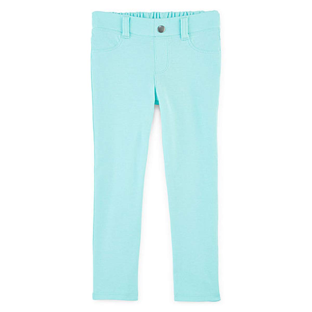 Okie Dokie Jeggings Girls Ankle Pull-On Pants - Toddler (Hotwire Aqua, 3t)